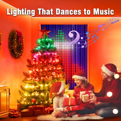 LED圣诞灯 - HCP039 DIY皮线窗帘灯串